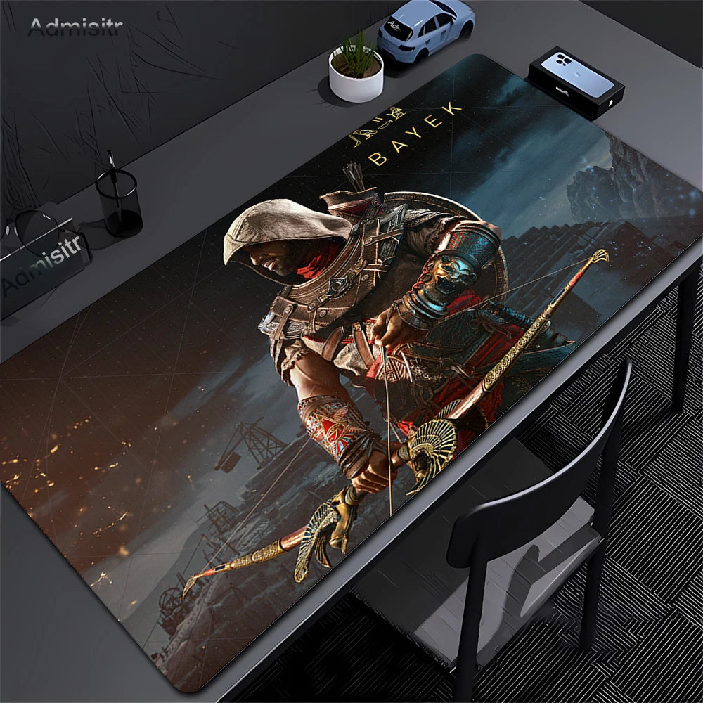 Alfombrilla Gamer XXL Assassin’s Creed — Mouse Pad 900x400mm para PC y Escritorio
