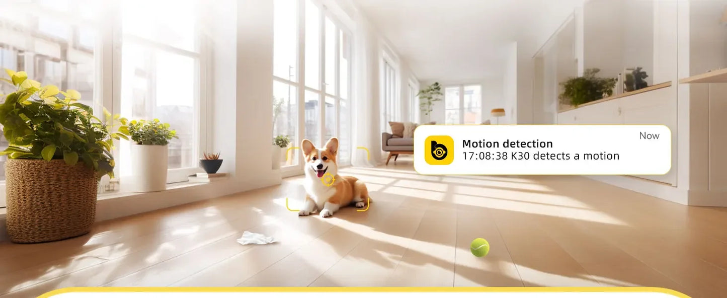 Cámara Inteligente BoyKeep 2K WiFi — Vigilancia Interior con Visión Nocturna y Audio Bidireccional K30