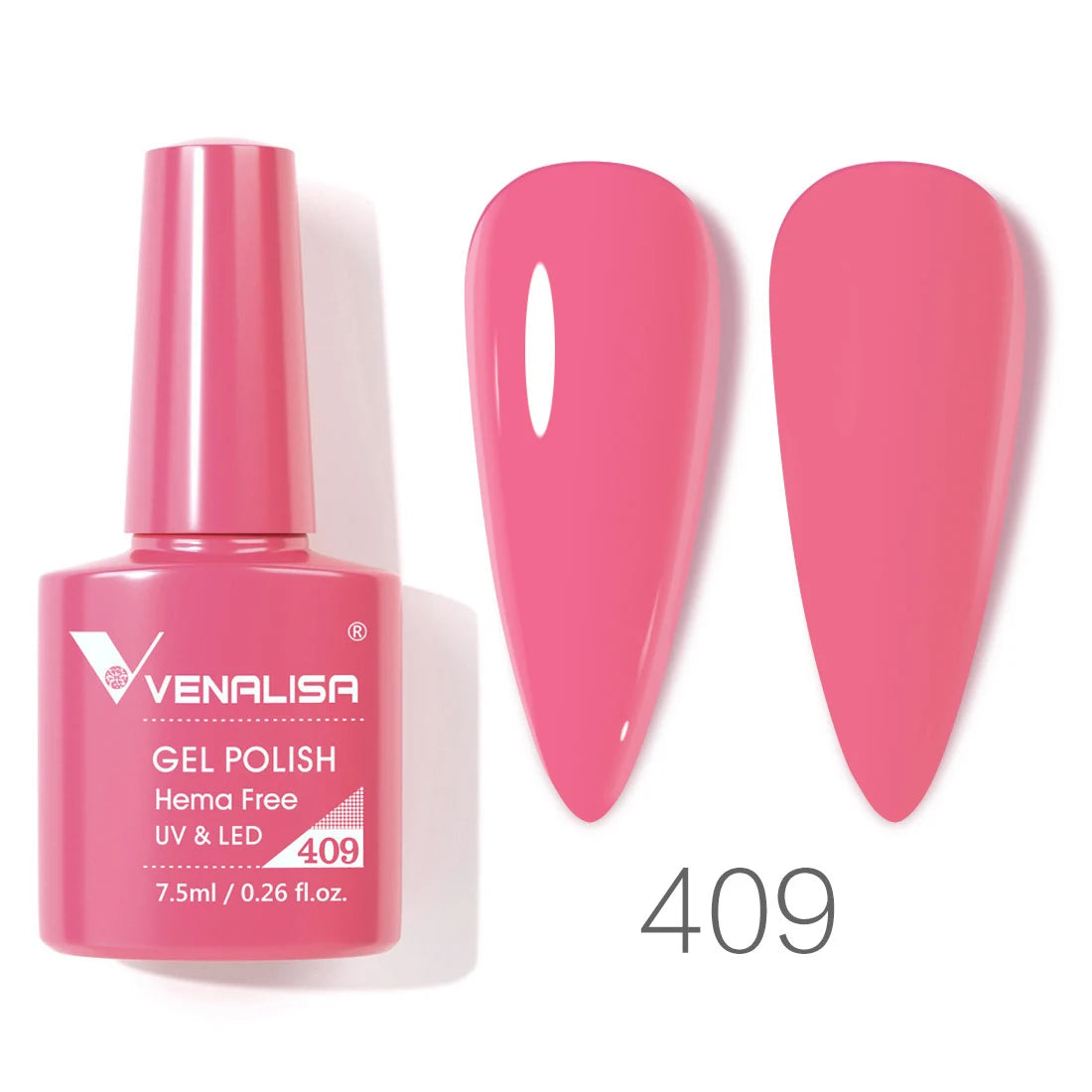 Esmalte de Gel Venalisa Milky White — Cobertura Completa UV/LED