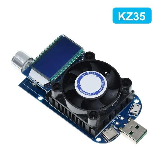 KZ35 Carga Electrónica de Corriente Constante – Tester de Baterías USB Type-C