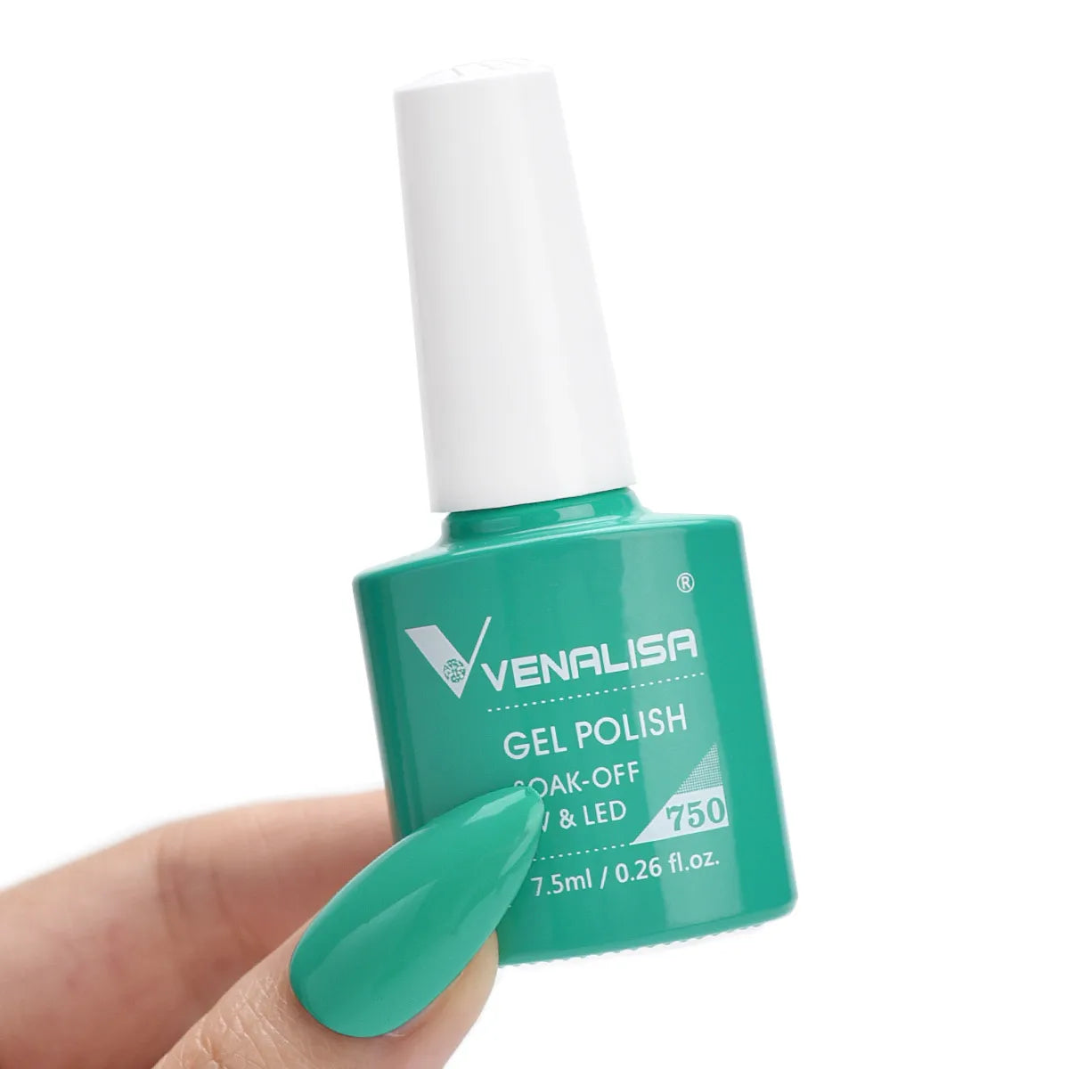 Esmalte de Gel Venalisa Milky White — Cobertura Completa UV/LED