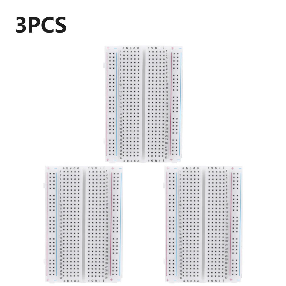 Protoboard Universal 400 Puntos Sin Soldadura – Mini Placa de Pruebas para Electrónica y Robots DIY