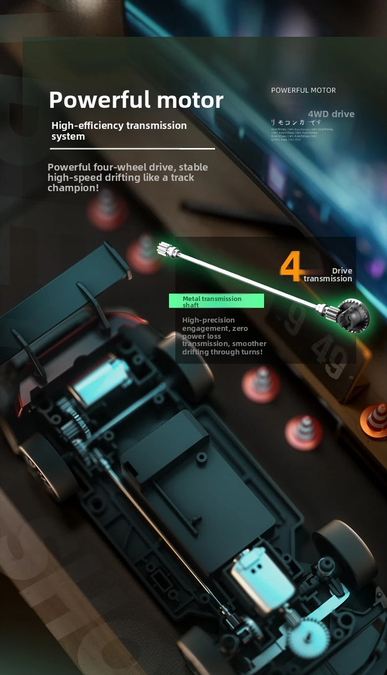 RC Drift GT3 RS 911 mi SU7 1:20 – Edición Limitada 2025, Coche de Alta Velocidad para Niños