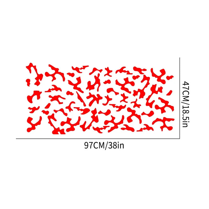 Pegatinas de Camuflaje para Coche — Vinilo Racing Decorativo para Puertas y Carrocería