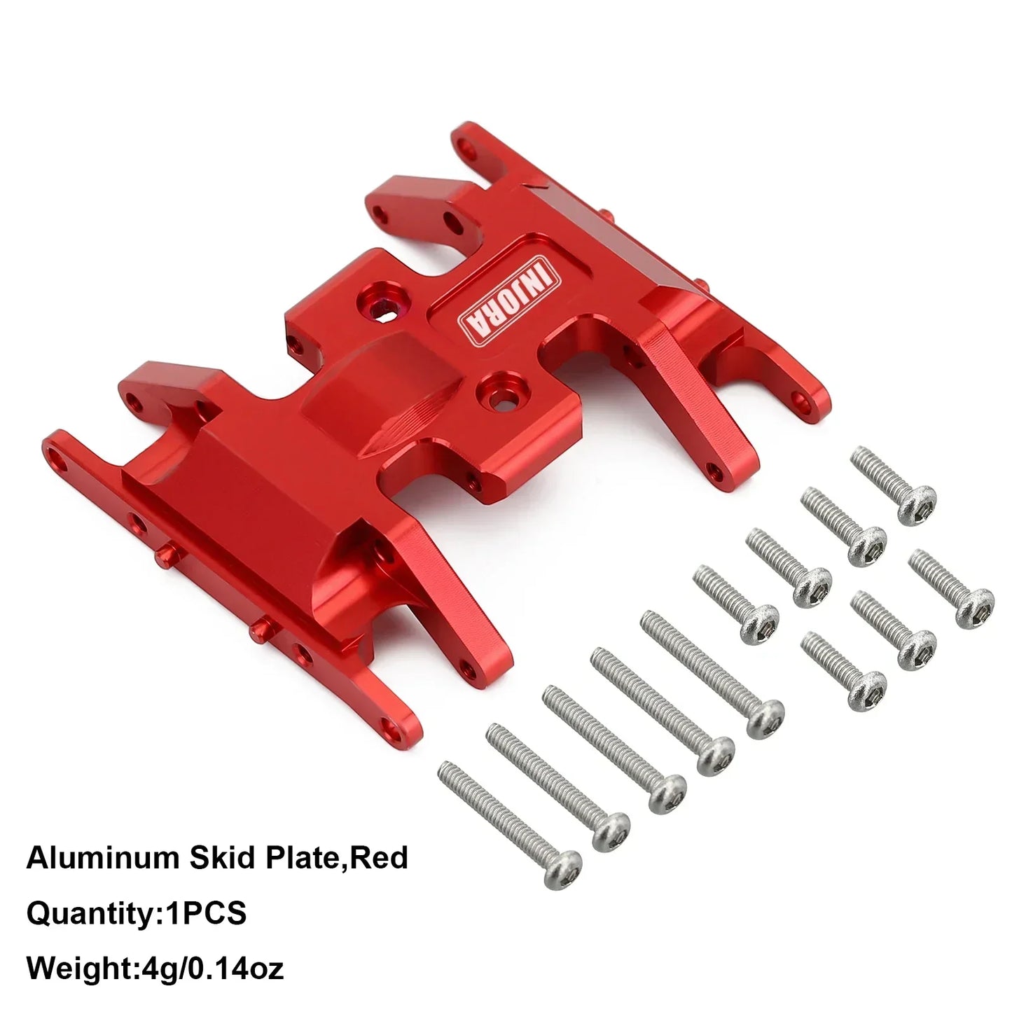 INJORA Piezas de Actualización RC Crawler – Counterweight, Steering Knuckles y Shock Cover para Axial SCX24