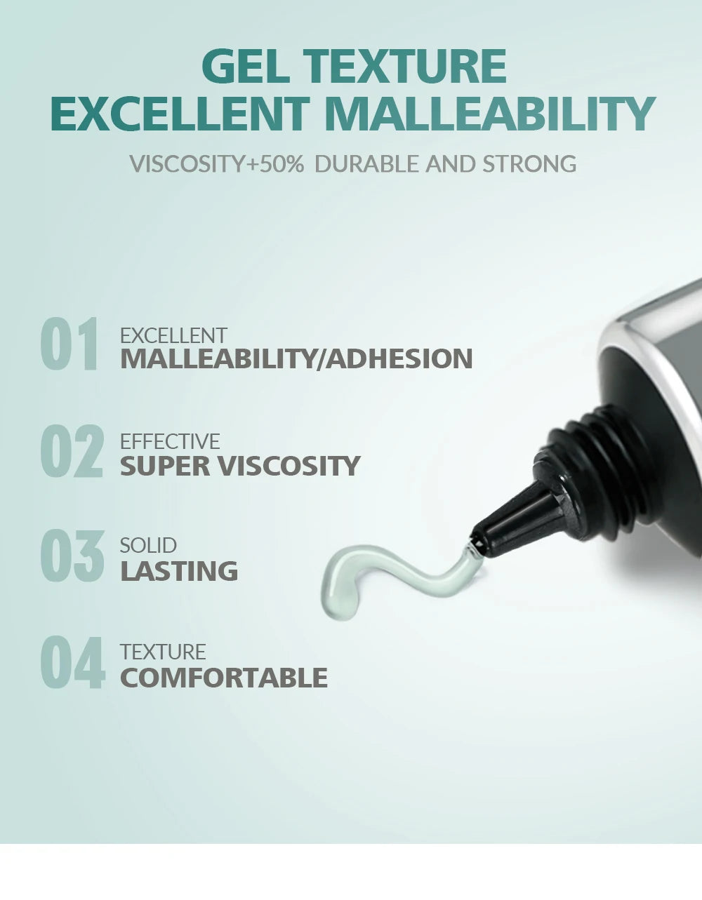 egamento Profesional Nailpop Pro Soft — Adhesivo Gel UV para Uñas Postizas