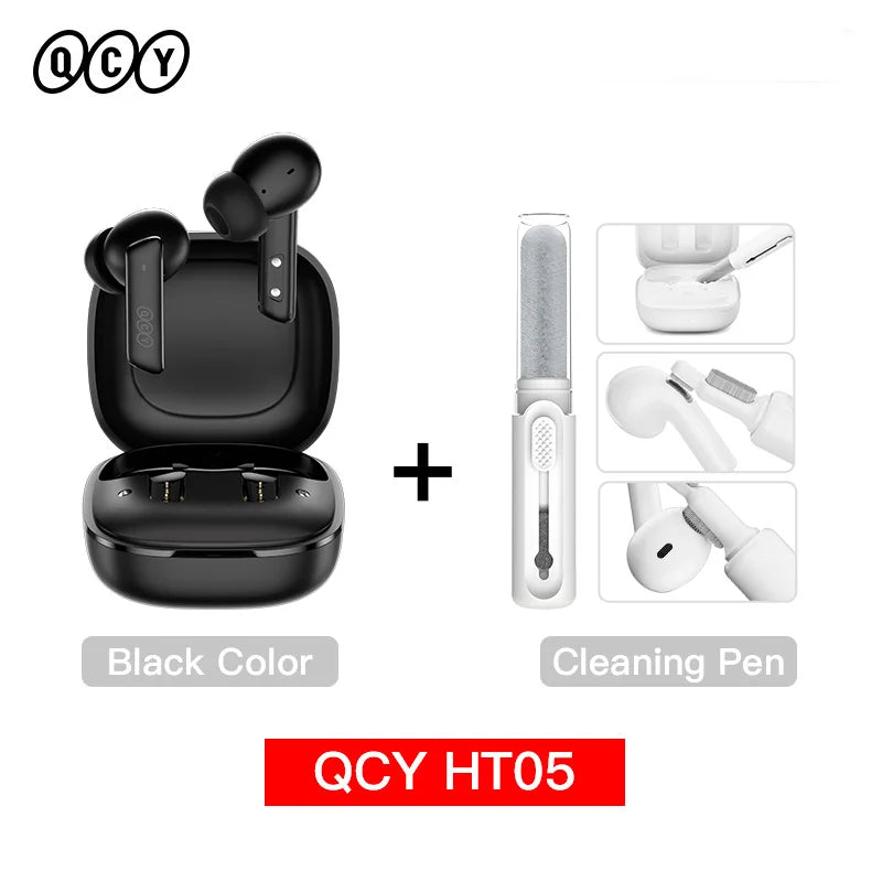 Auriculares Inalámbricos QCY HT05 ANC – Bluetooth 5.2, Cancelación de Ruido 40dB