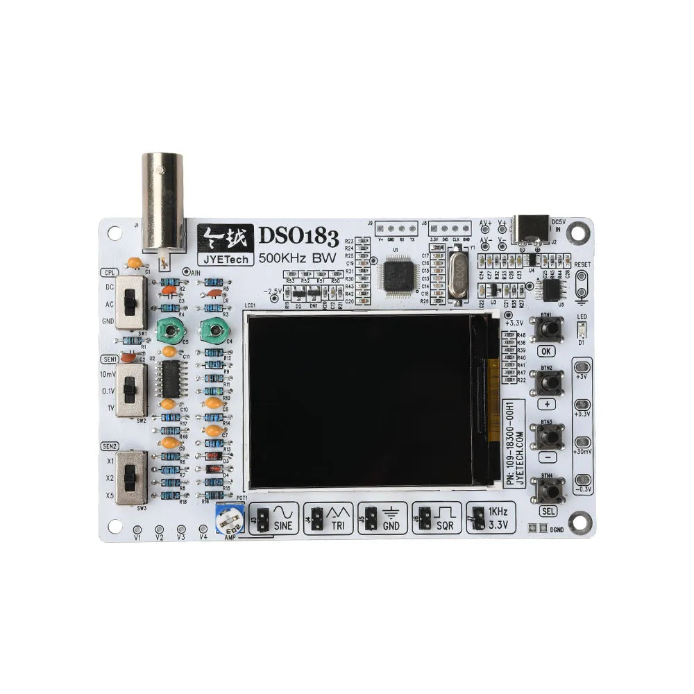 Osciloscopio Digital DIY DSO183 – Kit Electrónico para Principiantes 0-500KHz