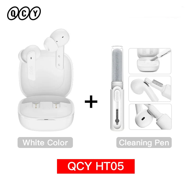 Auriculares Inalámbricos QCY HT05 ANC – Bluetooth 5.2, Cancelación de Ruido 40dB