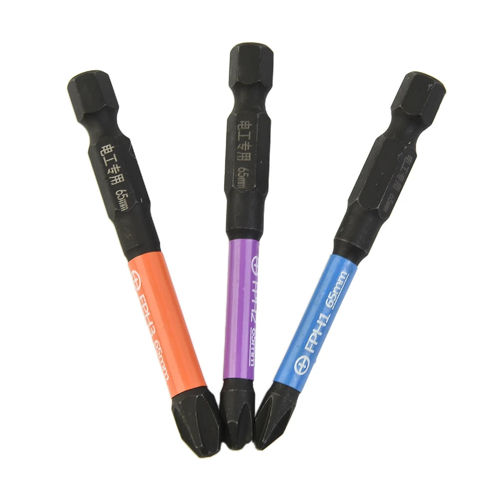 Juego de 6 Puntas de Destornillador Magnéticas 65mm – Profesional