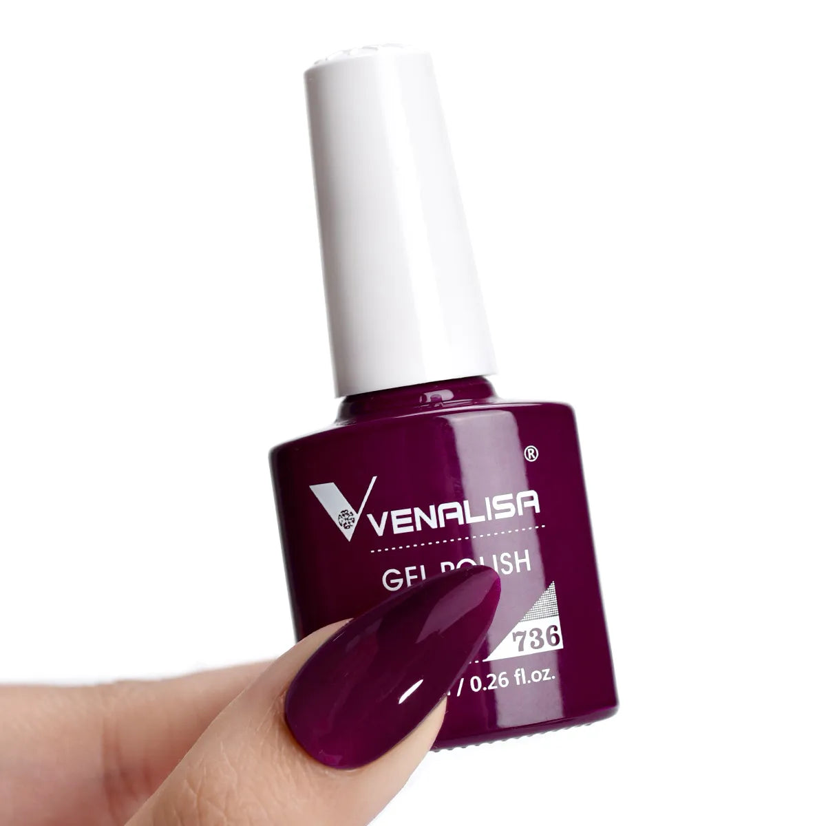 Esmalte de Gel Venalisa Milky White — Cobertura Completa UV/LED