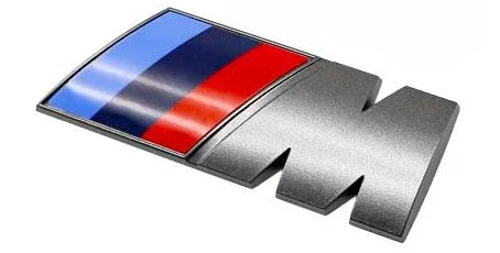 Emblema BMW M Tri-Color — Logo 3D Impermeable para Serie 1/3/5/7 y X1/X3/X5/X6