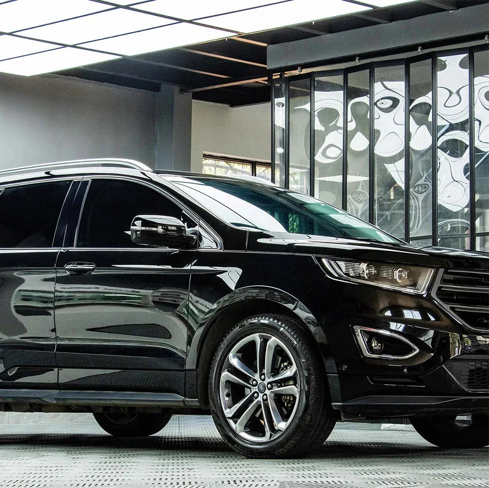 Vinilo Adhesivo Rojo, Blanco y Negro — Film Glossy sin Burbujas para Coche y Moto