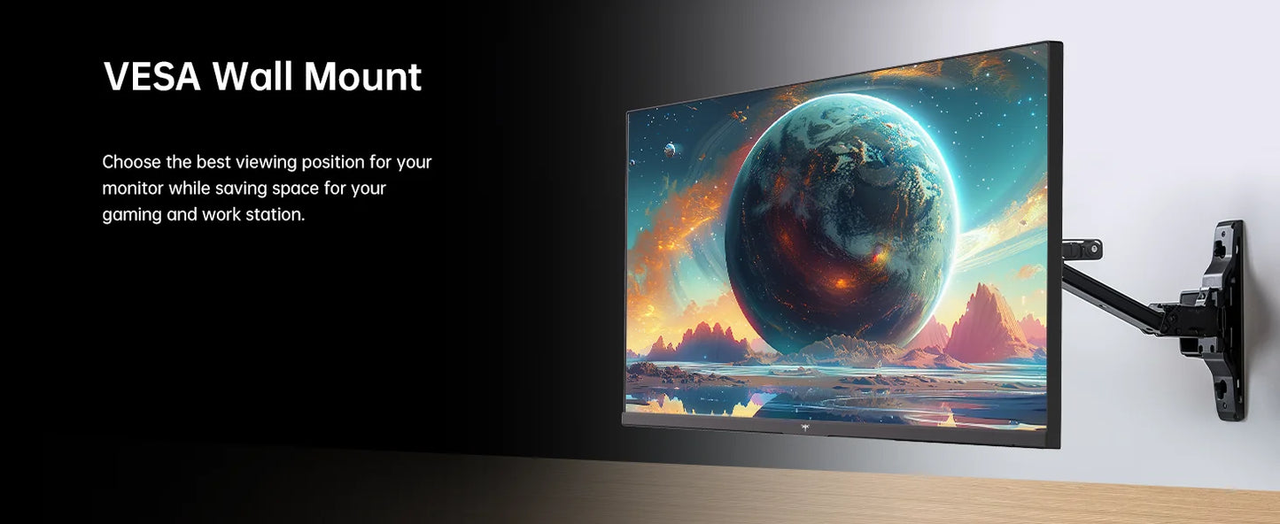 KTC H27T27 27" QHD 100Hz Gaming Monitor – 2560x1440, IPS Fast Panel, 1ms GTG, 99% sRGB, HDR10, FreeSync