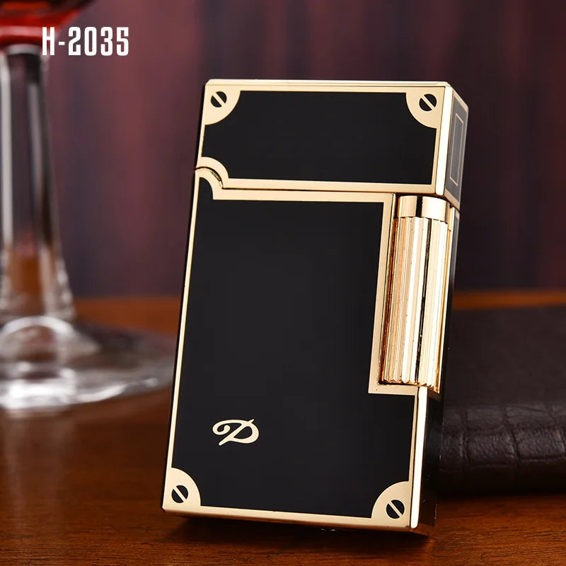 Encendedor Metálico de Gas Derui – Diseño Transparente Recargable