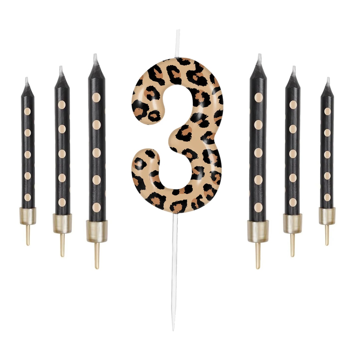 Velas Temáticas de Autos de Carreras para Cumpleaños – Set de 7 Piezas